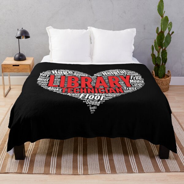 Item preview, Library technician Heart Shape Word Cloud Design Librarian product designed and sold by theodoros20.