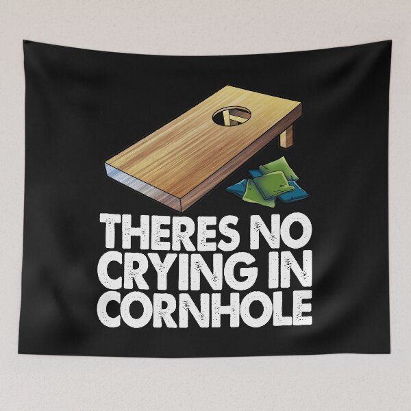 Item preview, Theres No Crying In Cornhole designed and sold by Bendthetrend.