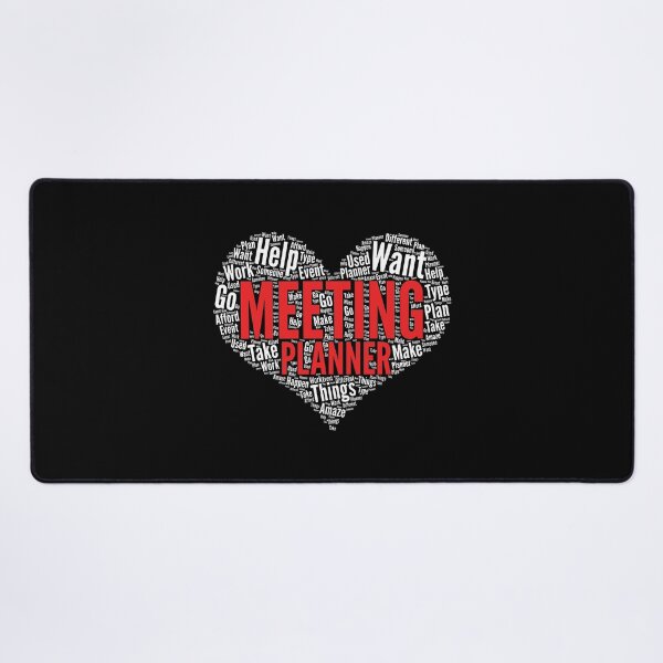 Item preview, Meeting planner Heart Shape Word Cloud Design design designed and sold by theodoros20.