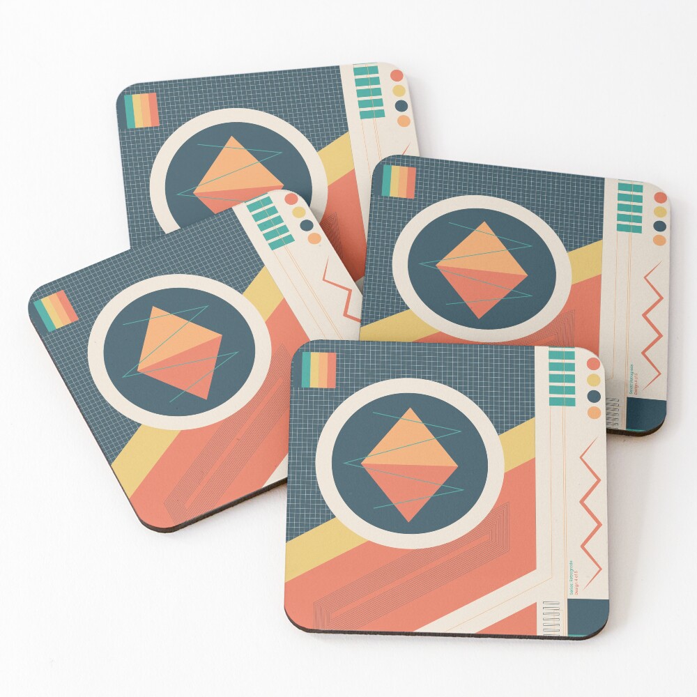 Item preview, Coasters (Set of 4) designed and sold by UnusualObject.