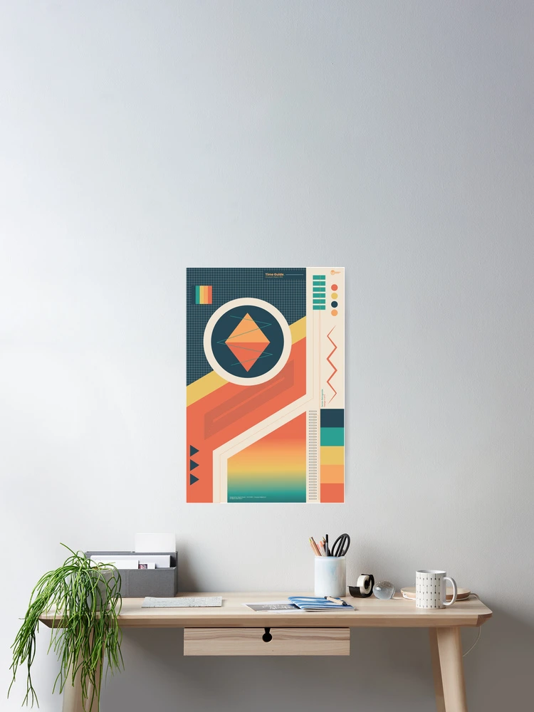 Thumbnail 2 of 3, Poster, Time Guide designed and sold by UnusualObject.
