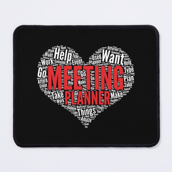 Item preview, Meeting planner Heart Shape Word Cloud Design design designed and sold by theodoros20.
