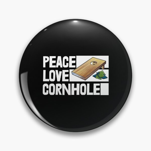 Item preview, Peace Loves Cornhole designed and sold by Bendthetrend.