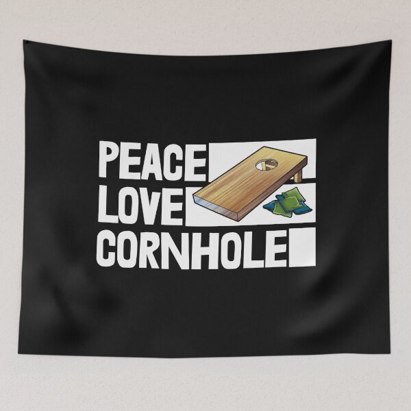 Item preview, Peace Loves Cornhole designed and sold by Bendthetrend.