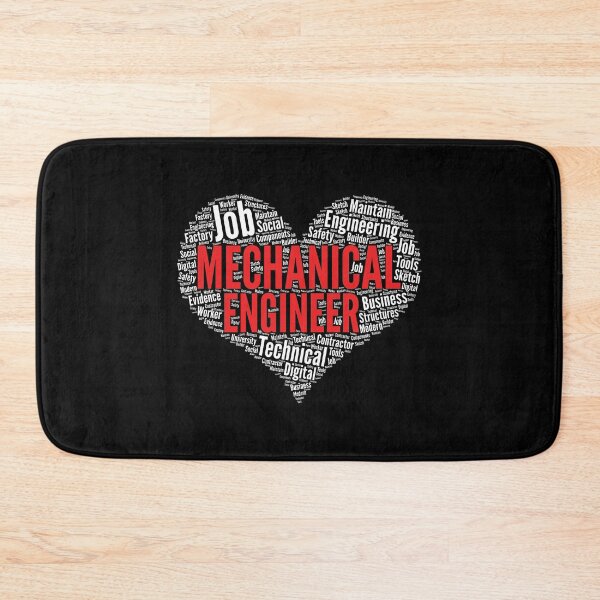Item preview, Mechanical engineer Heart Shape Word Cloud Design graphic designed and sold by theodoros20.