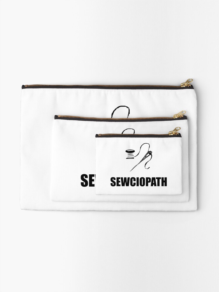 Alternate view of Sewciopath Zipper Pouch