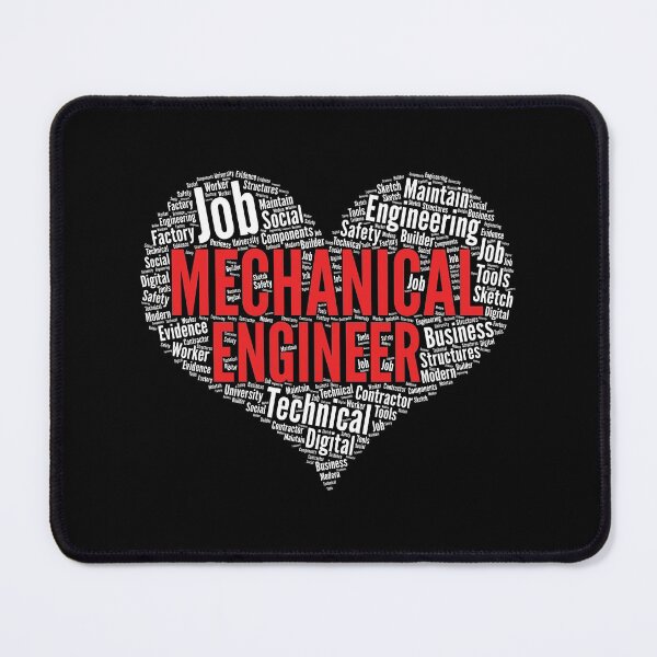 Item preview, Mechanical engineer Heart Shape Word Cloud Design graphic designed and sold by theodoros20.