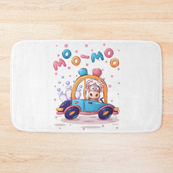 Item preview, Cute Cow Farm Car designed and sold by innazimovec.