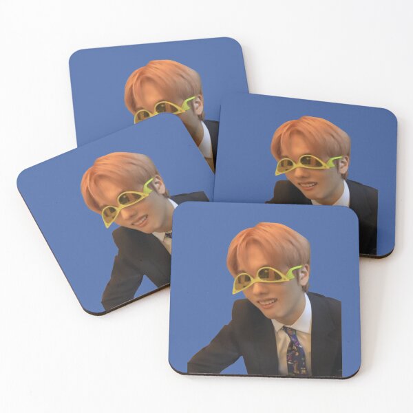 Item preview, NCT Jisung sunglasses meme designed and sold by LunarKatShop.