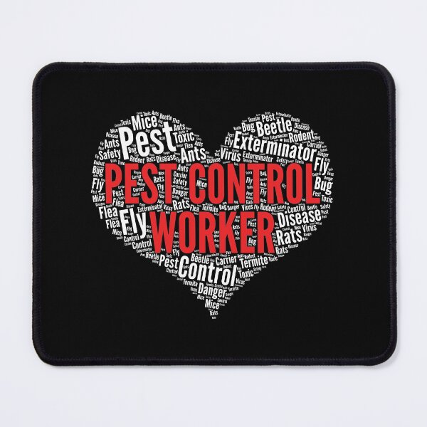 Item preview, Pest control worker Heart Shape Word Cloud Design design designed and sold by theodoros20.
