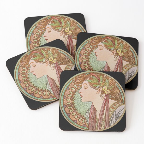 Item preview, Laurel (1901) - Alphonse Mucha designed and sold by SALON DES ARTS.
