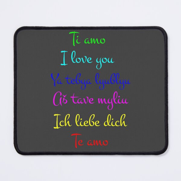 Item preview, Ti amo, I love you, Ya tebya lyublyu, Aš tave myliu, Ich liebe dich, Te amo designed and sold by LiniShop.