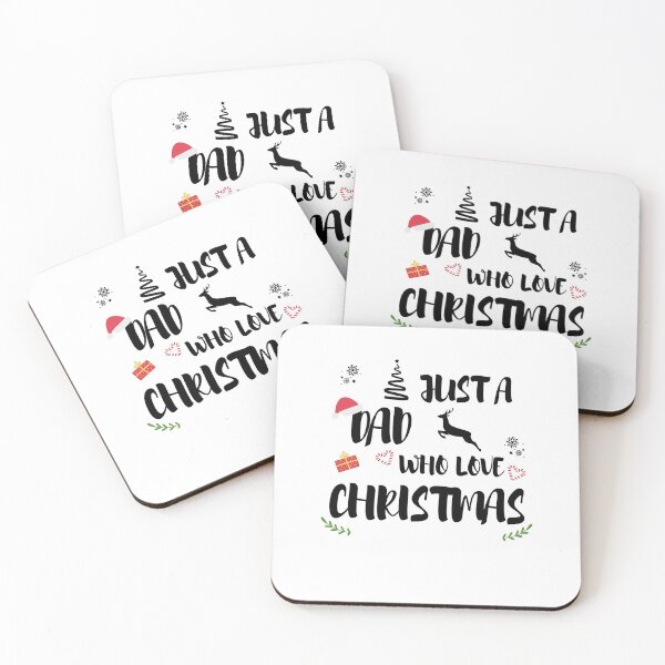 Item preview, Just A Dad Who Loves Christmas designed and sold by imaneless.