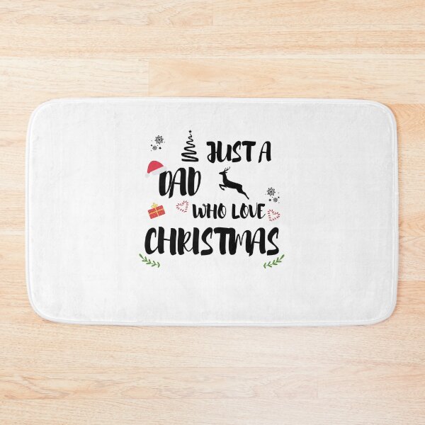 Item preview, Just A Dad Who Loves Christmas designed and sold by imaneless.
