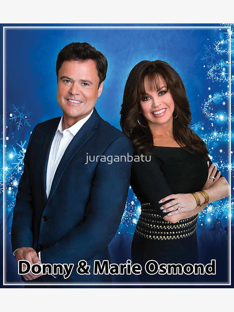 "DONNY AND MARIE OSMOND CHRISTMAS TOUR 2016/2017" Sticker for Sale by