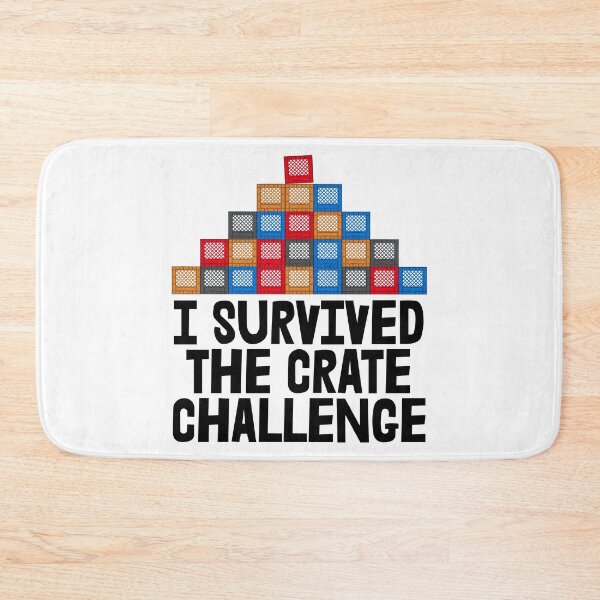 Item preview, I Survived The Crate Challenge designed and sold by Bendthetrend.