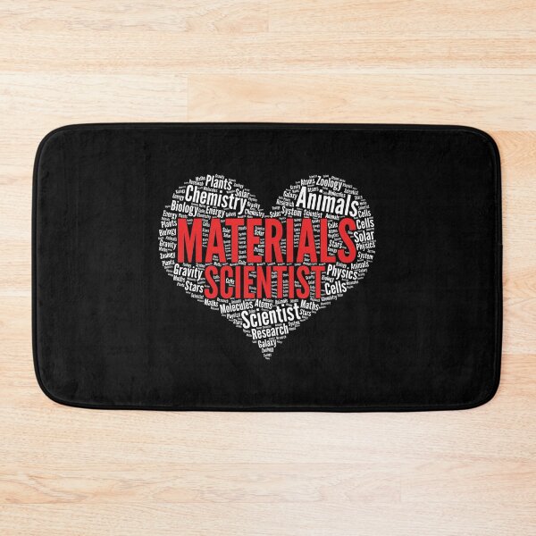 Item preview, Materials scientist Heart Shape Word Cloud Design graphic designed and sold by theodoros20.