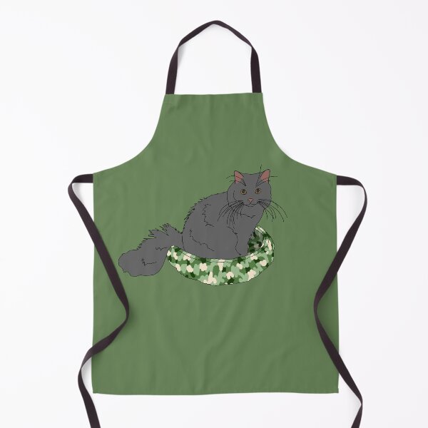 Item preview, Cat in Green Bed (Grey) designed and sold by nklange240.