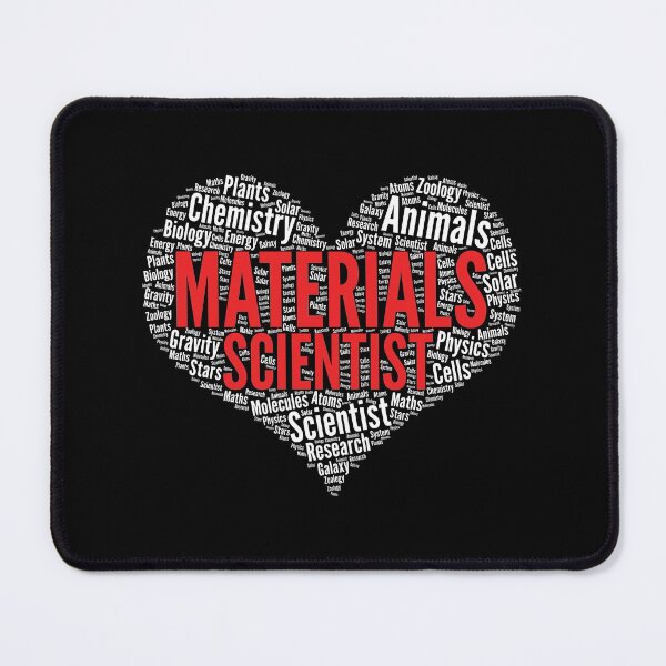 Item preview, Materials scientist Heart Shape Word Cloud Design graphic designed and sold by theodoros20.