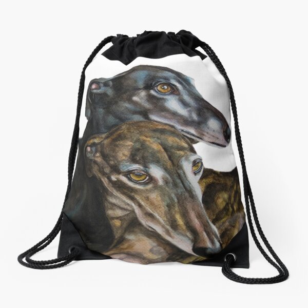 Greyhounds - Galgos Espanol Drawstring Bag