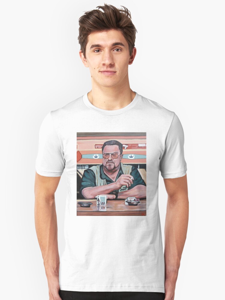 Alternate view of Walter Sobchak Slim Fit T-Shirt