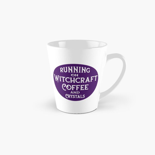 Item preview, Running on Witchcraft, Coffee and Crystals Cheeky Witch® designed and sold by cheekywitch.
