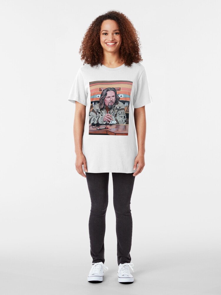 Alternate view of Jeffrey Lebowski Slim Fit T-Shirt