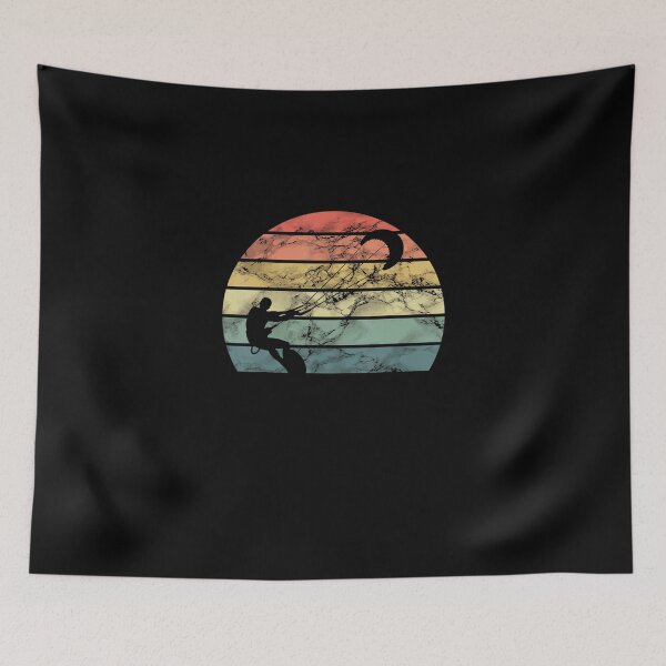 Item preview, Id Rather Be Kitesurfing Retro Kitesurfer Surfing Pro designed and sold by IrenaKurz.