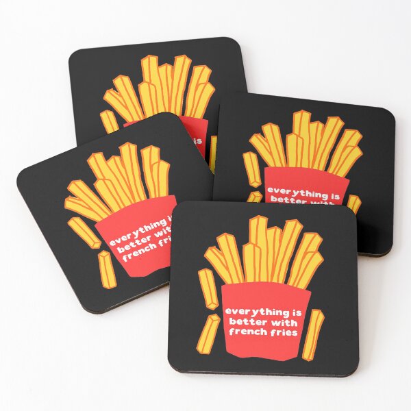 Item preview, Everything is better with french fries - funny fries slogan designed and sold by kapotka.