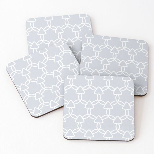 Item preview, Pale Blue Gray and White Tessellation Pattern 29 Pairs Valspar 2022 Color of the Year Orchid Ash 4003-3B - Color Trends designed and sold by ColorOfTheYears.