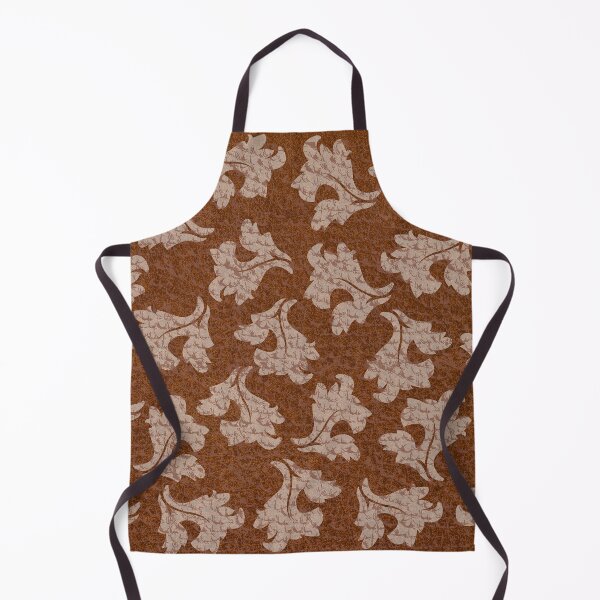 Item preview, Faux Brown Leather Texture Damask Pattern designed and sold by idovedesign.