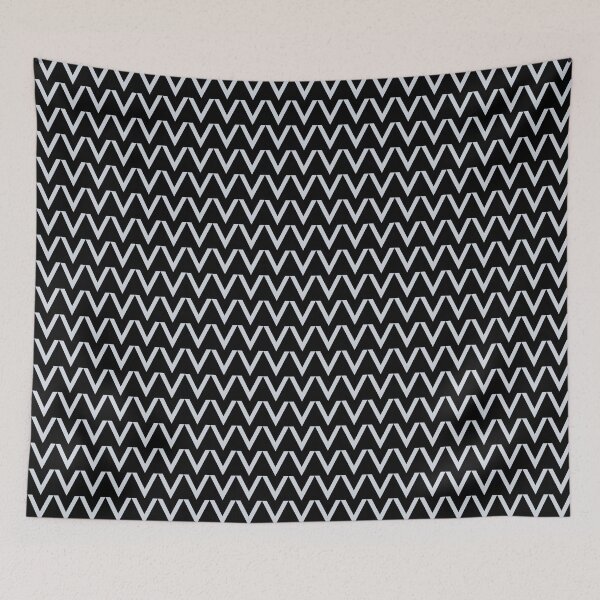 Aperçu de l'œuvre Pale Blue Gray and Black Simple Chevron Pattern Pairs Valspar 2022 Color of the Year Orchid Ash 4003-3B - Color Trends créée et vendue par ColorOfTheYears.