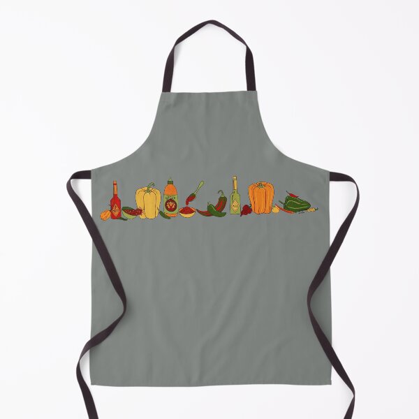 Item preview, Variety of Peppers & Hot Sauces - Smoke Gray designed and sold by EcoElsa.
