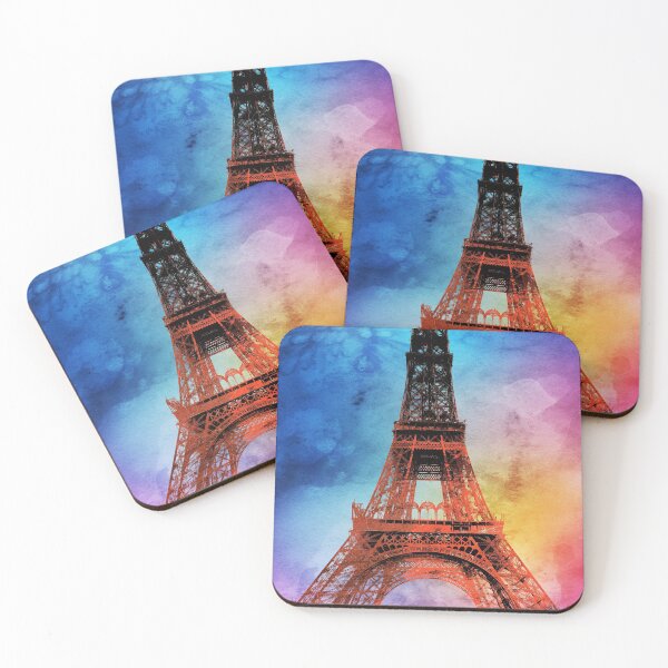 Item preview, Eiffel Tower Under Construction Pop Art designed and sold by Stephen Chambers / The Pop Art Factory.