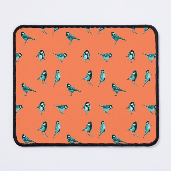 Item preview, Turquoise Blue Birds on Mango designed and sold by AlteredAtelier.