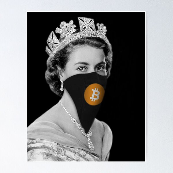 Item preview, Queen Bitcoin Bandit Geek designed and sold by NibiruHybrid.