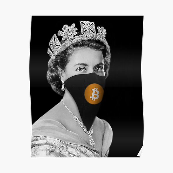 Reine Bitcoin Bandit Geek Poster