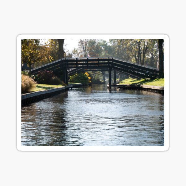Giethoorn, dutch village with beautiful nature Sticker