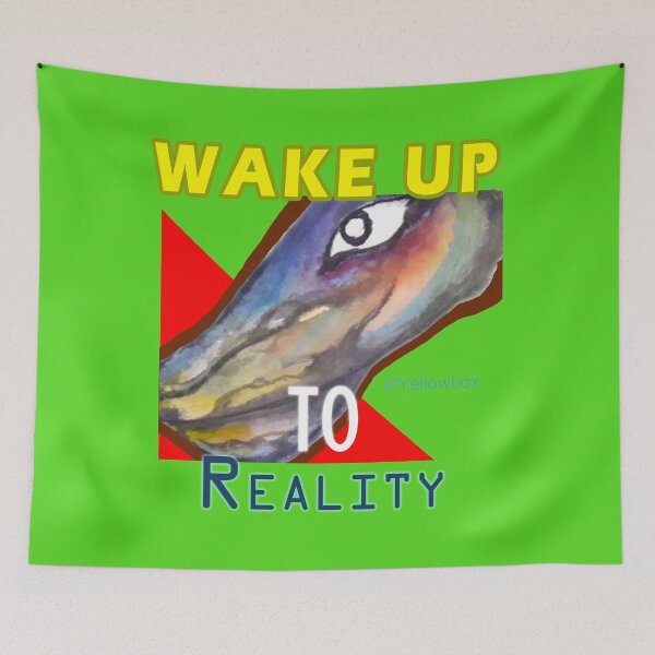 Item preview, Wake up to Reality (right eye) - Yellowbox ink painting designed and sold by twyellowbox.