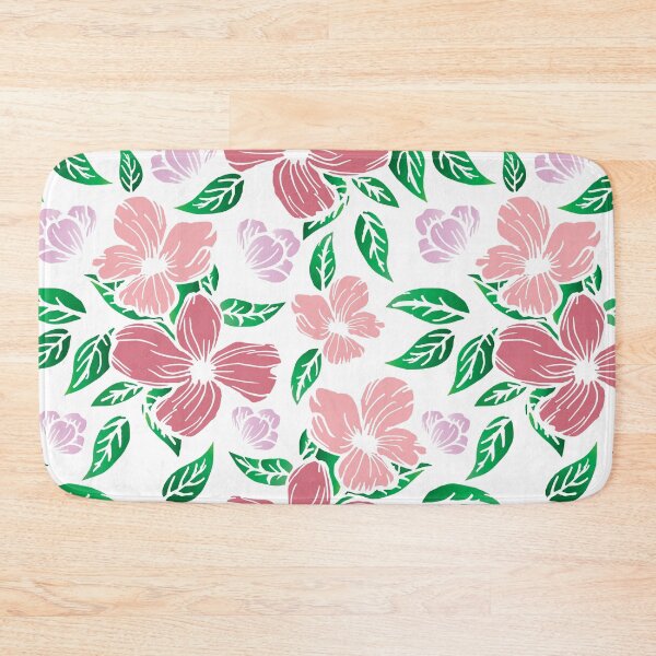 Item preview, Pink and purple daisy flowers pattern - Flourish pink spring flowering vintage designed and sold by Alice-Elgawi.