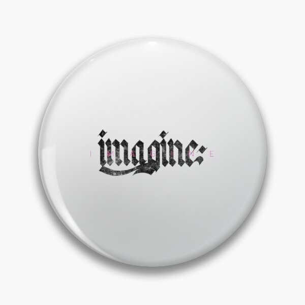 Item preview, Imagine Blackletter Calligraphy Sticker| Perfect Gift designed and sold by constance82.