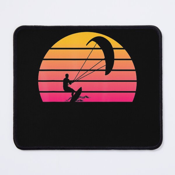 Item preview, Kiteboard Retro Kiteboarding Sunset designed and sold by IrenaKurz.