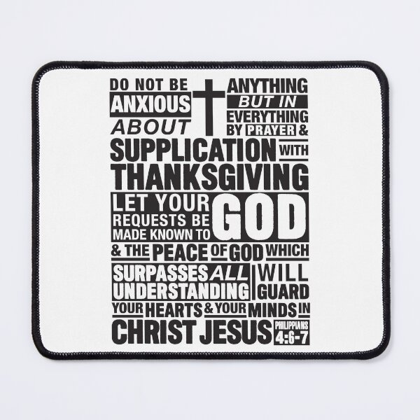 Item preview, Philippians 4:6-7 designed and sold by plushism.