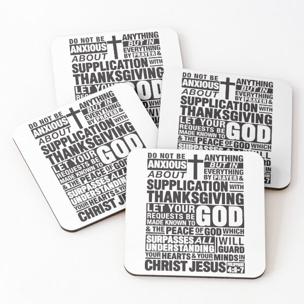 Item preview, Philippians 4:6-7 designed and sold by plushism.