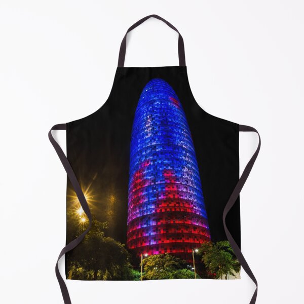 Item preview, Nocturnal Illumination - Torre Glòries or Torre Agbar Barcelona Soft Golden Glow designed and sold by Georgia Mizuleva.
