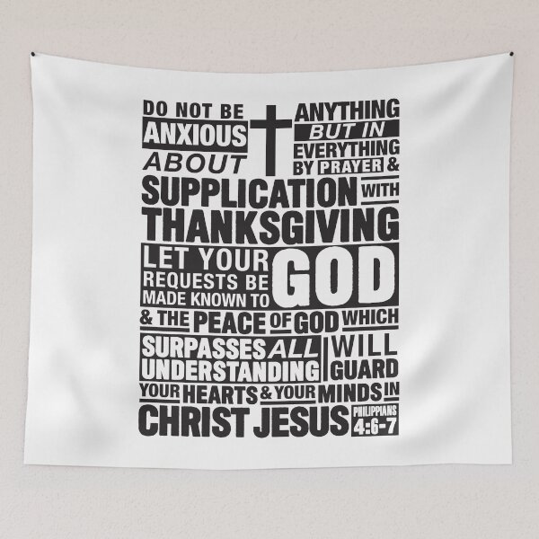 Item preview, Philippians 4:6-7 designed and sold by plushism.