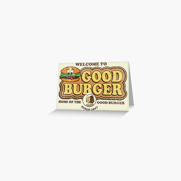 Aperçu de l'œuvre Bienvenue chez Good Burger Worn Out créée et vendue par Alema Art.