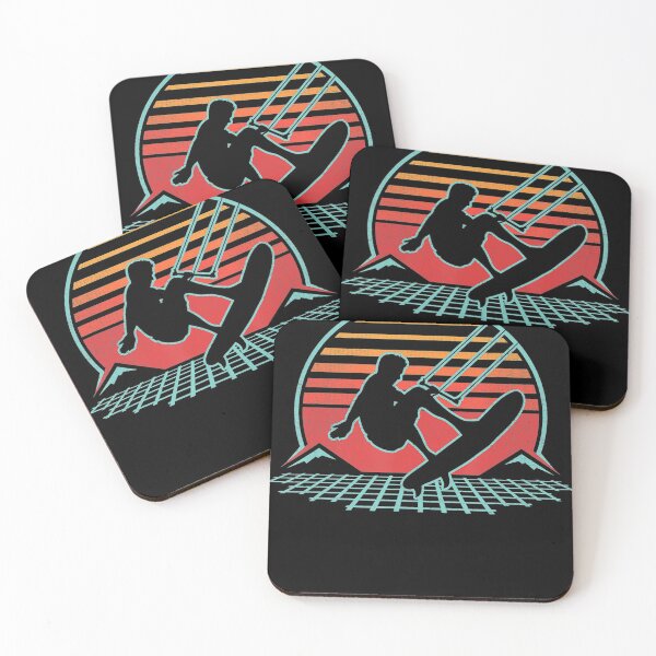 Item preview, Kiteboarding Retro Vintage 80s Kiteboarder designed and sold by IrenaKurz.