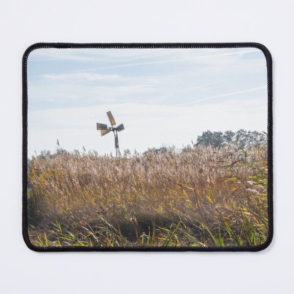 Mill in reed, Giethorn, Netherlands Mouse Pad