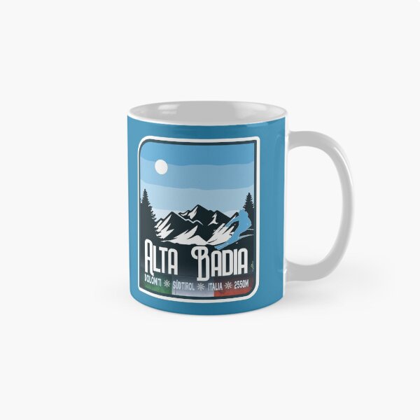 Item preview, Alta Badia Italy Italia Ski Skiing Sticker T-Shirt 01 designed and sold by OuterShellUK.